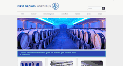 Desktop Screenshot of firstgrowthbordeaux.co.uk